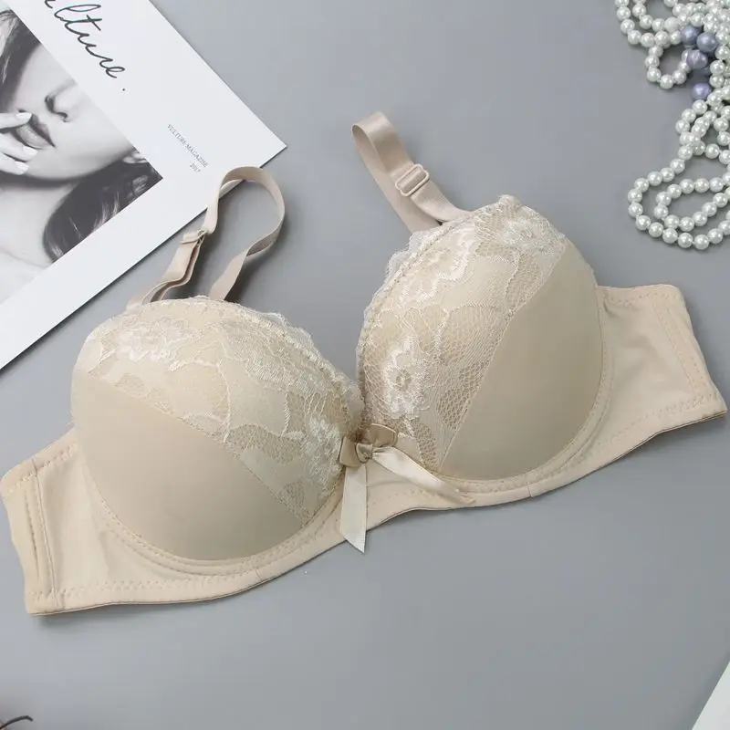 Plus Size Bras For Womens Seamless Lingerie With Pads DE Cup Bralette Push Up Brassiere Underwear Vest Wireless BH