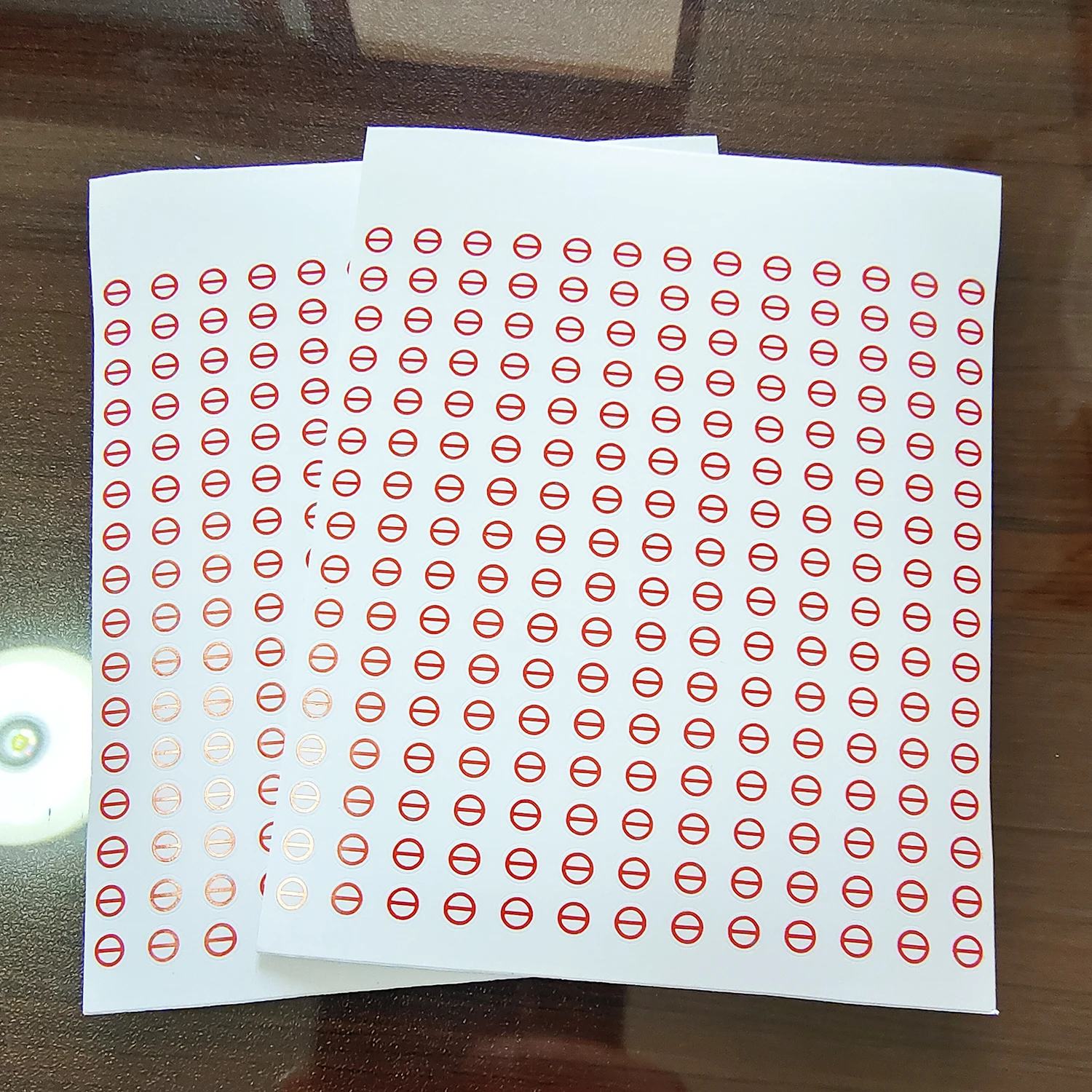 400pcs 5mm Screw Hole Security Seal Warranty Void Brittle Paper Sticker Tamper Evident Removal Proof Repair Guanantee Stamps