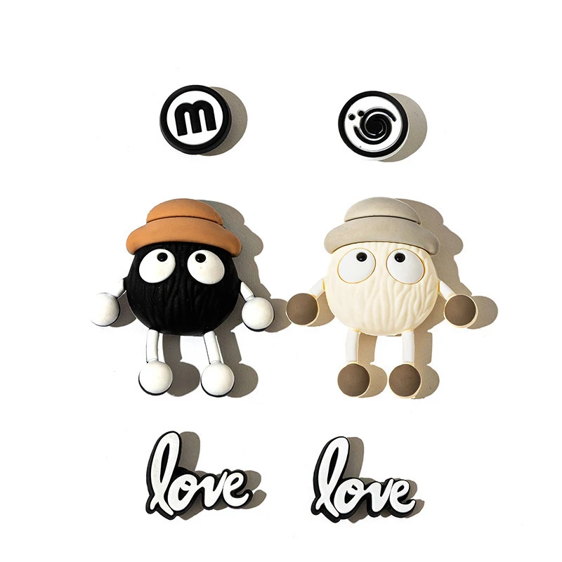 3D Cute Big Eyes Shoe Charms for Clogs Accessories Fashion Set DIY Slide Sandals Garden Shoe Buckles Decoration Boys Girls Gifts