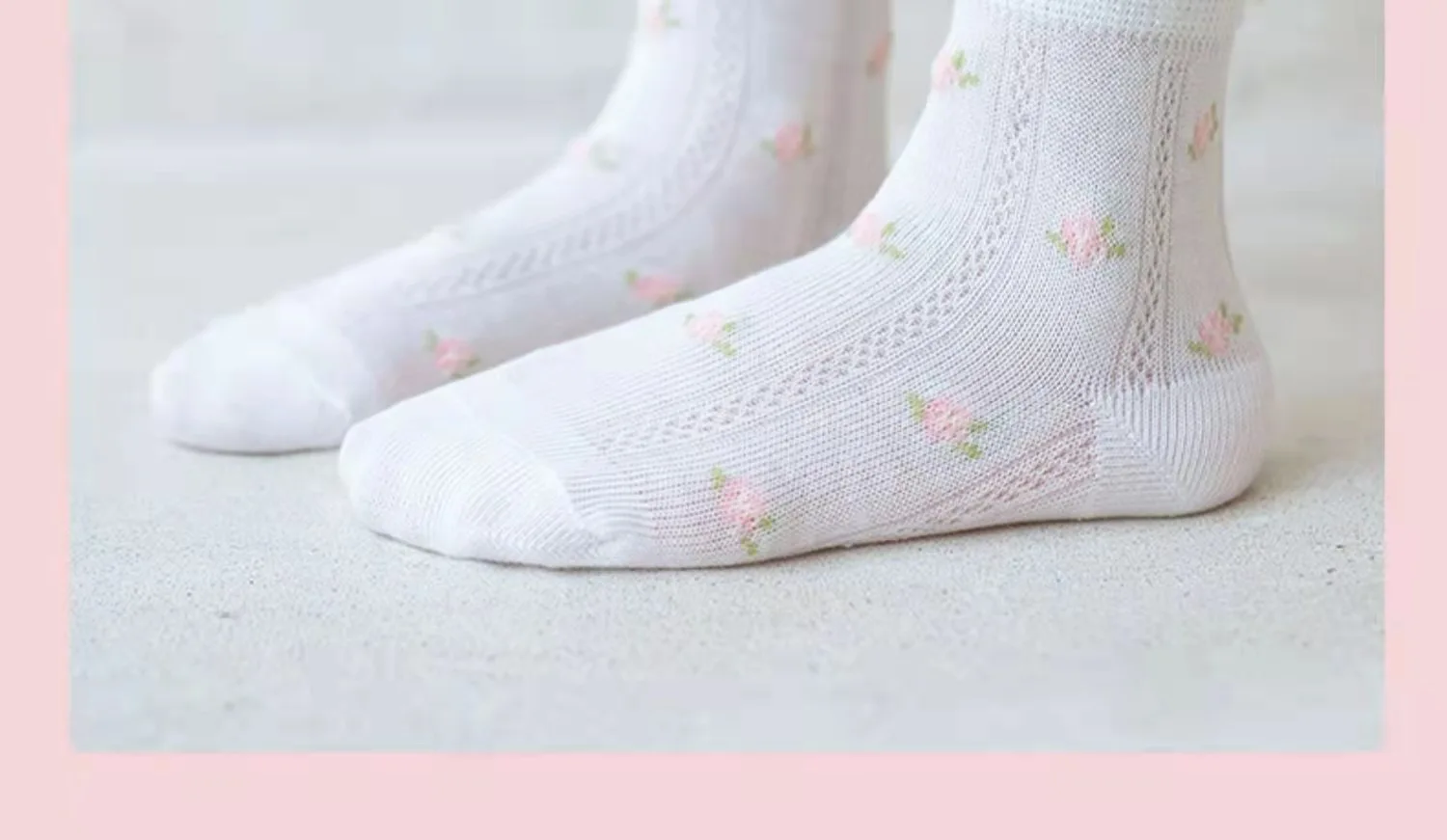5Pairs/Set Summer Cute Sweet Kids Girls Socks Cotton All Print Children Socks Casual Mesh Cool Princess Socks 1-12Y Girls Socks
