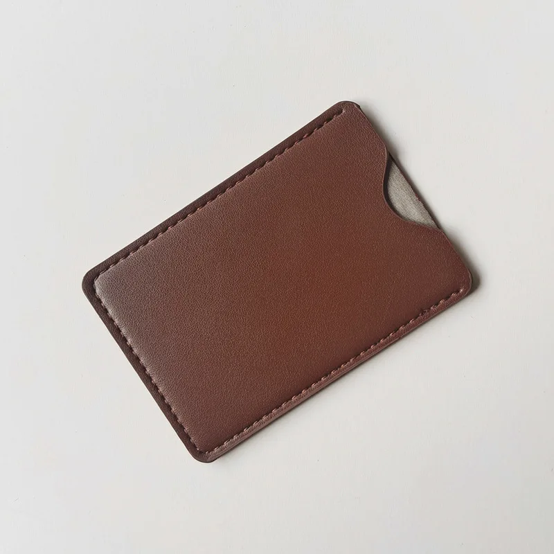 Premium PU Leather NFC Anti-Theft Card Holder - RFID Blocking Sleeve for Credit Cards, Secure & Slim Design, Travel Essentials