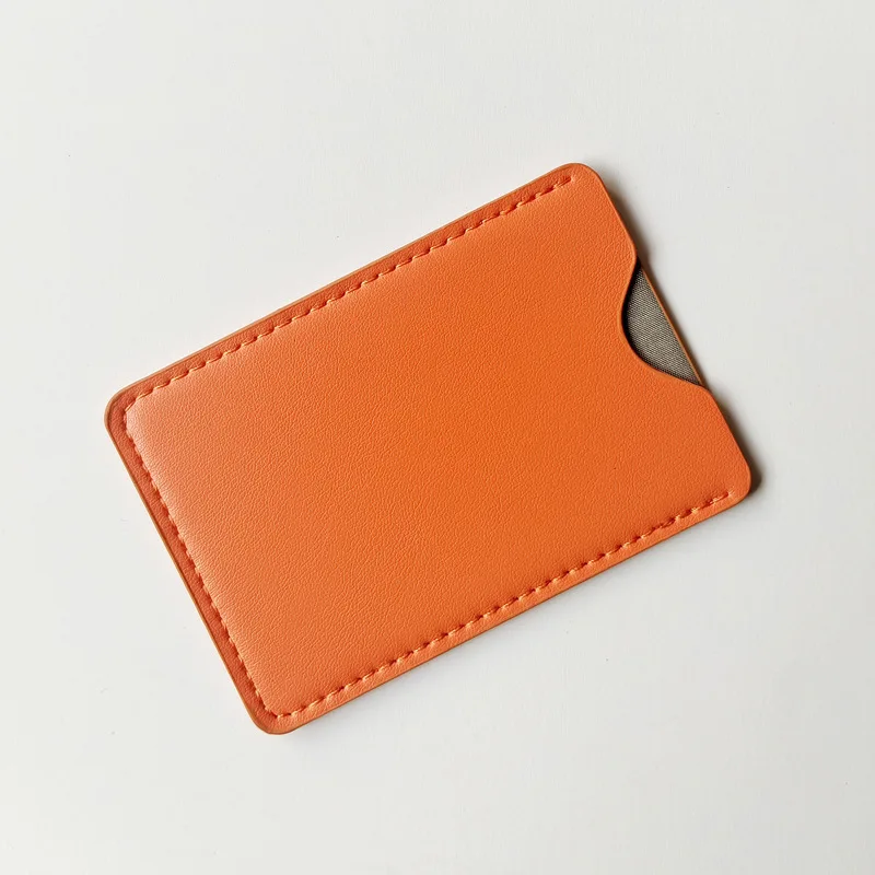 Premium PU Leather NFC Anti-Theft Card Holder - RFID Blocking Sleeve for Credit Cards, Secure & Slim Design, Travel Essentials