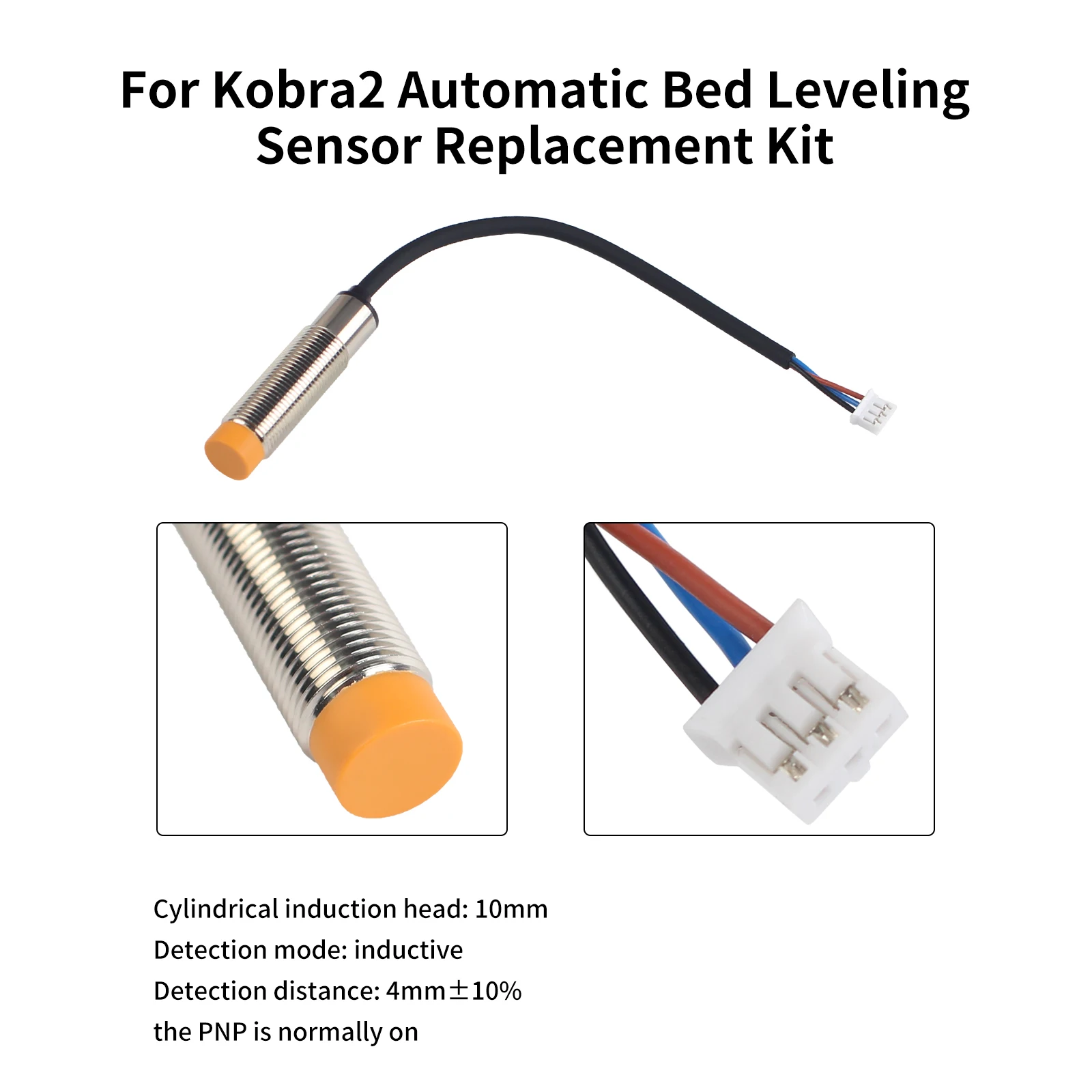 1/3/5Pcs For Anycubic Kobra 2 Extruder Capacitive High-Precision Auto Leveling Position Sensor Proximity Switch Kit