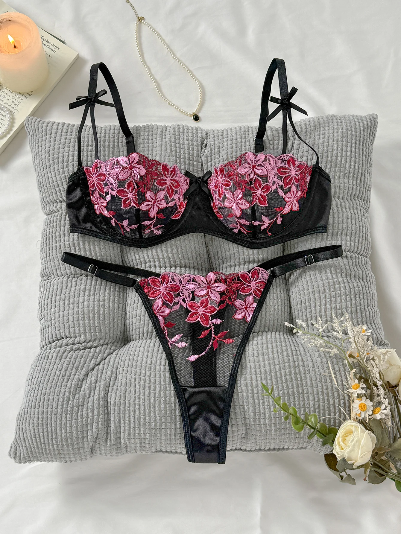 Valentine's Eve Light Purple Danube Group Ladies Sexy Lingerie Bra Women's Suit - the Temptation of a Seductive Night