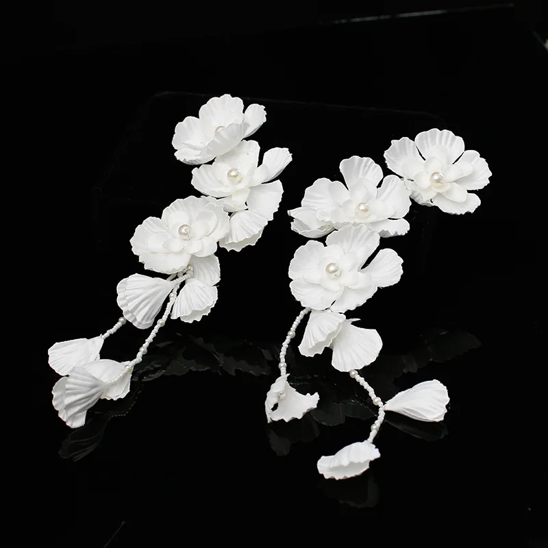 Fairy Beautiful Smart Ear Hang Side Hair Ornament New Bride Wedding Hair Jewelry