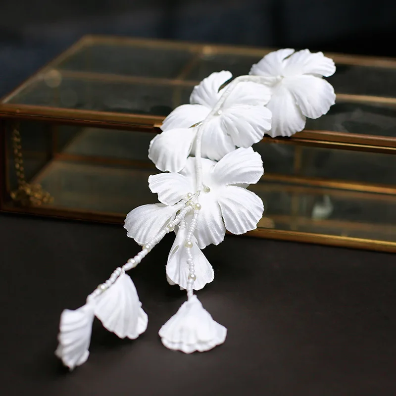Fairy Beautiful Smart Ear Hang Side Hair Ornament New Bride Wedding Hair Jewelry