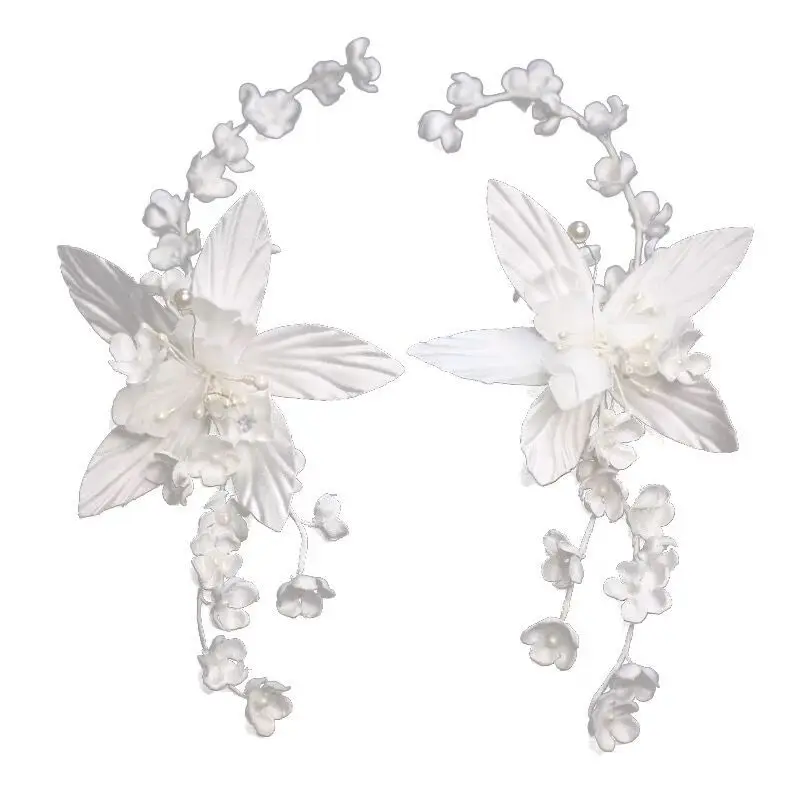 Fairy Beautiful Smart Ear Hang Side Hair Ornament New Bride Wedding Hair Jewelry
