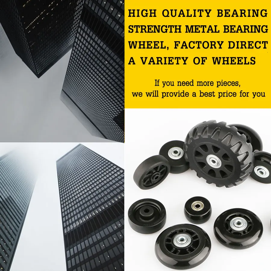 Suitcase Wheels 1 Pair of Luggage Suitcase Replacement Wheels Axles Deluxe Repair Deluxe Repair Tool Casters