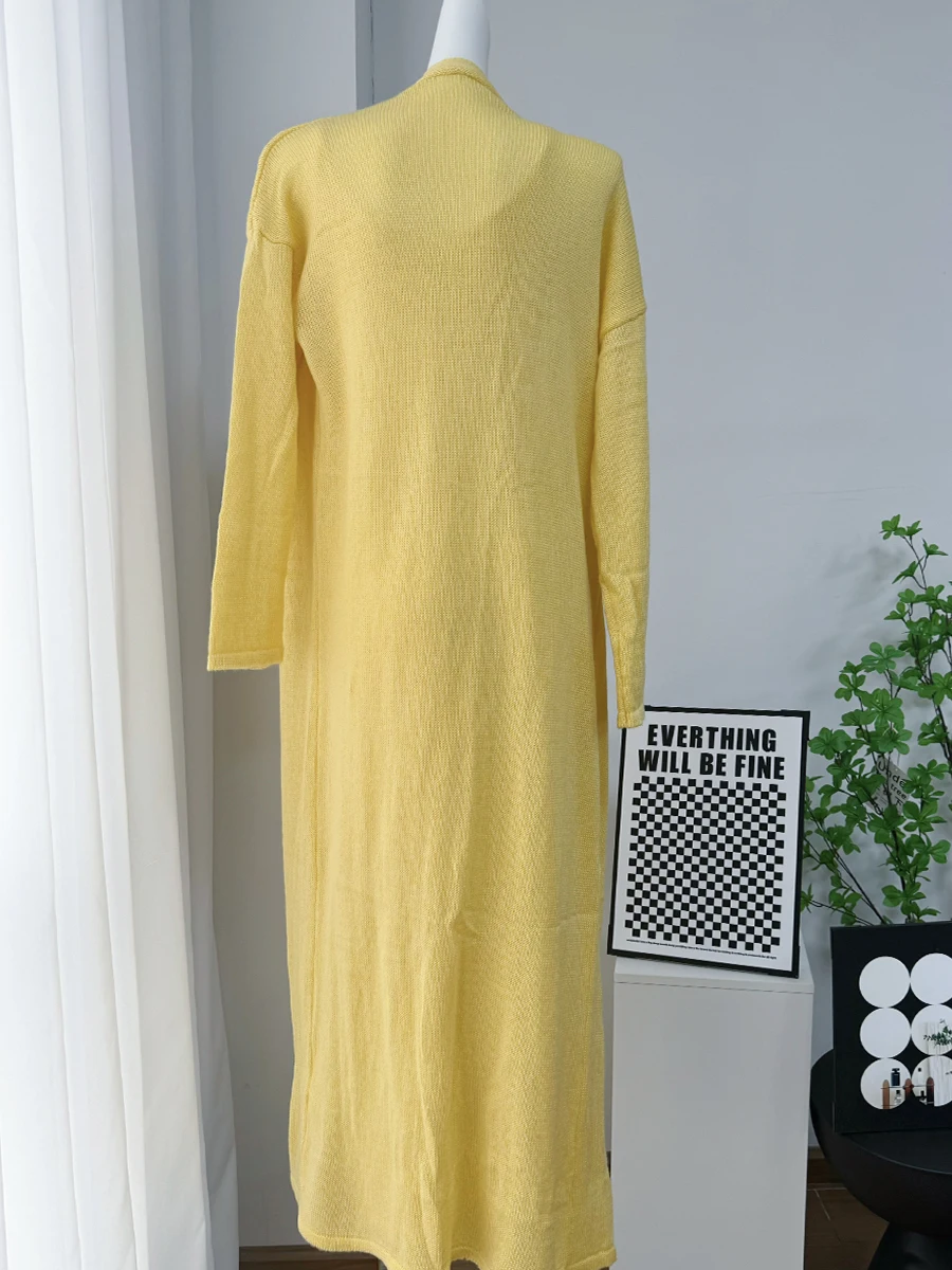 Hirsionsan Soft Loose Sets Women Three Pieces Long Sleeve Cardigan & Sexy Vest Dresses Elegant Female Hollow Outfits Tracksuit