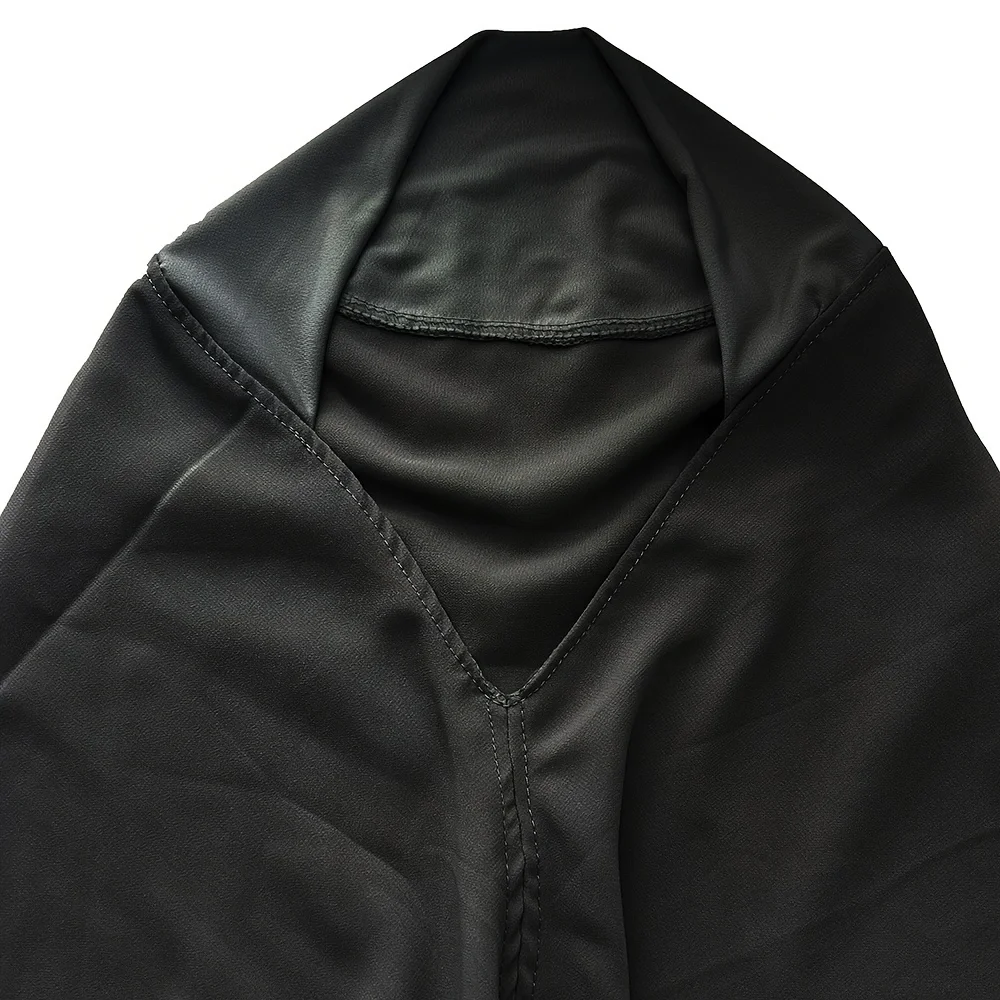 1pc Ready to Wear Instant Hijabs Double Layered Chiffon Solid Headscarf Foulard Femme Musulman Shawl Wrap Bandana