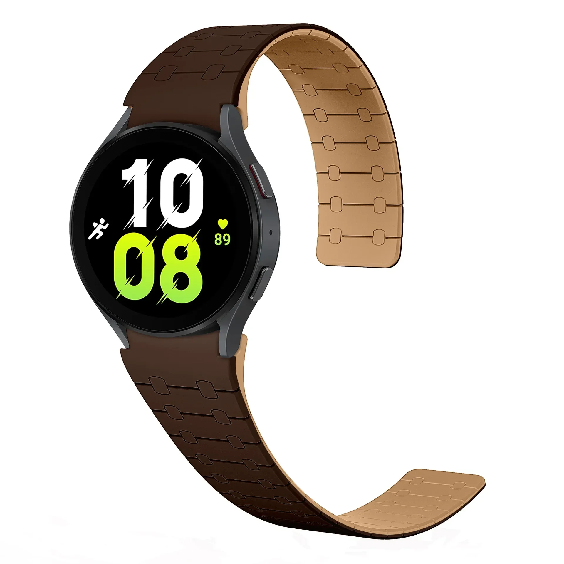 Magnetic Silicone Strap for Samsung Galaxy Watch 7 6 5 4 44 40mm 6Classic 43mm 47mm No Gaps Sports Bracelet for Galaxy 5Pro 45mm