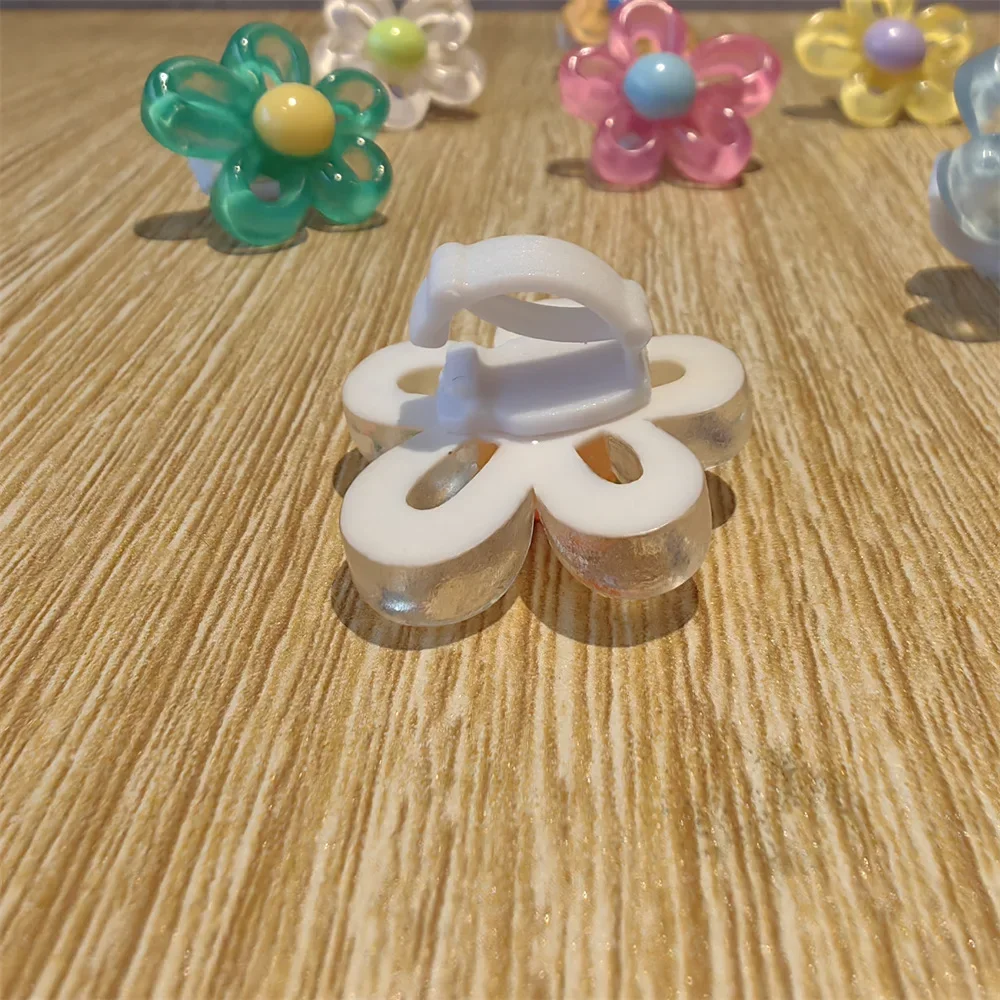 8Pcs Shoe Laces Charms for Sneakers Decorations Advanced Irregular Flowers Shoe Charm Buckle DIY Dopamine Shoes Accessories