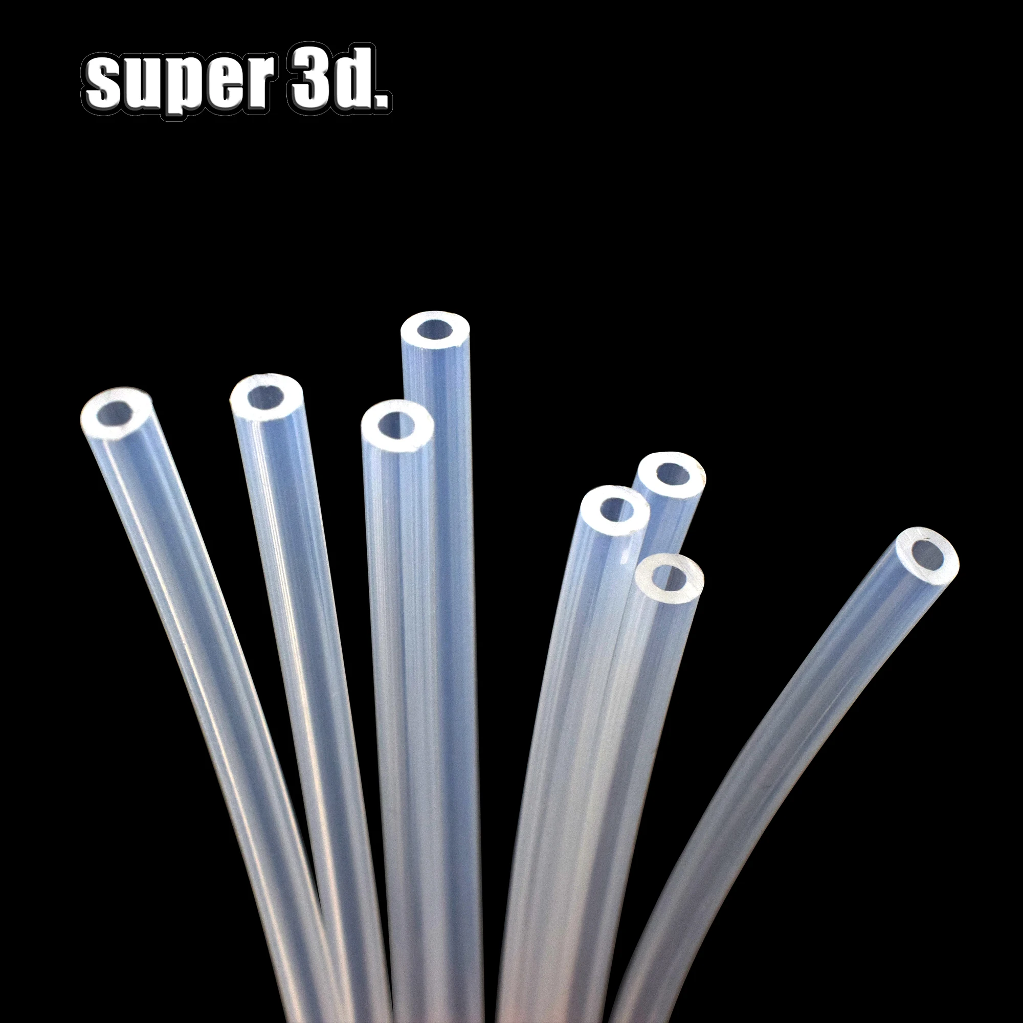 10m PTFE Tube Clear Pipe PFA ID 2mm OD 4mm For V5/V6 1.75mm Bowden Extruder J-head Hotend Throat 3D Printer Parts