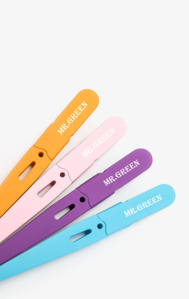MR.GREEN Eyebrow Tweezer Colorful Hair Beauty Fine Hairs Puller Stainless Steel Slanted Eye Brow Clips Removal Makeup Tools