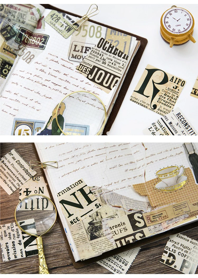 45pcs/box Cute Creative Moon Mini Sticker Ablum Diary Scrapbooking Bullet Journaling Labels Deco Album DIY Stationery Stickers