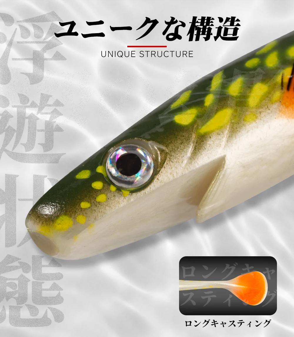 Hunthouse Pike Fishing Lure Pig Shad 120mm/150mm/200mm Paint Printing Paddle Tail Shad Silicone Souple Leurre Natural Musky Fish
