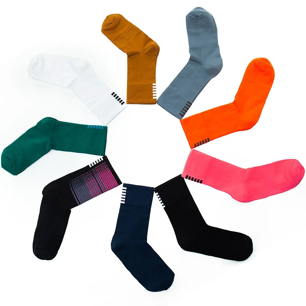 YKYWBIKE Sports Racing Cycling Socks Professional Brand Sport Socks Breathable Road Bicycle Socks Men and Women Outdoor 9 Color