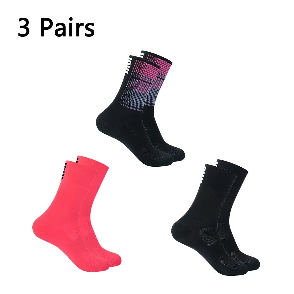 YKYWBIKE Sports Racing Cycling Socks Professional Brand Sport Socks Breathable Road Bicycle Socks Men and Women Outdoor 9 Color