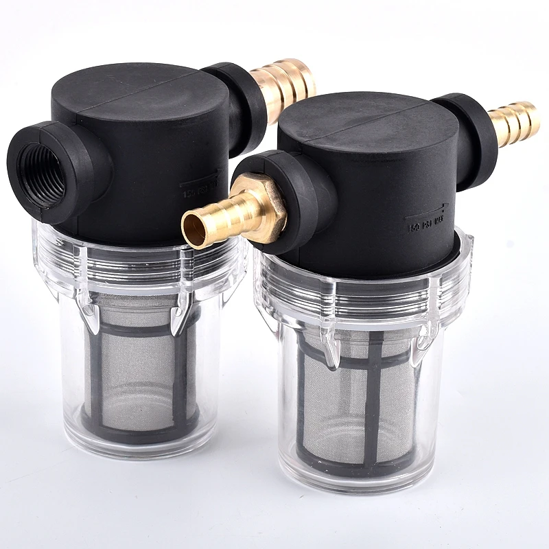 1/2" Rain Water Filter Agricultural Irrigation Garden Watering Filters Aquarium Water Tank Strainer 10~200 Mesh Copper Connector