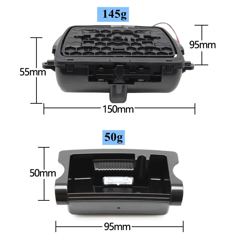 Car ABS Center Console Ashtray Assembly Liner Box Cover For BMW 5 Series F10 F18 520 523 525 528 530 535 2010-2017 51169206347