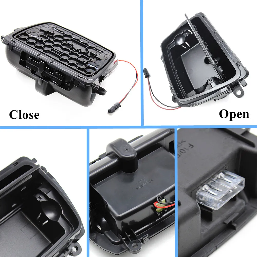 Car ABS Center Console Ashtray Assembly Liner Box Cover For BMW 5 Series F10 F18 520 523 525 528 530 535 2010-2017 51169206347