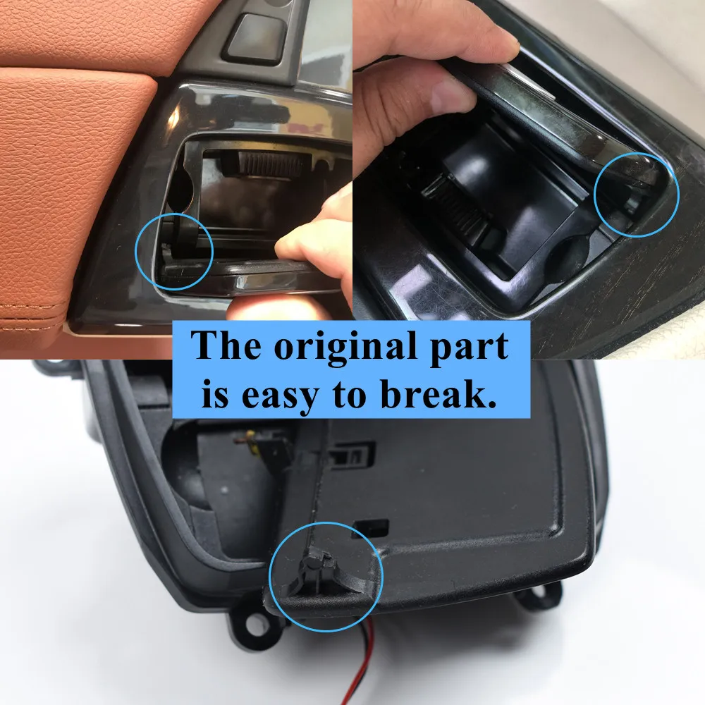 Car ABS Center Console Ashtray Assembly Liner Box Cover For BMW 5 Series F10 F18 520 523 525 528 530 535 2010-2017 51169206347