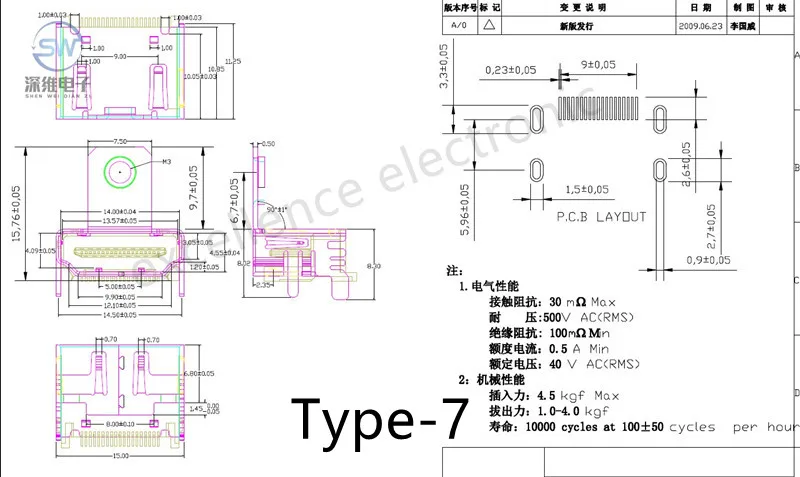 5pcs HDMI HD Interface Connector SMD 19 Pin 19P Vertical Right Angle HDMI Socket Surface Mound PCB Receptacle