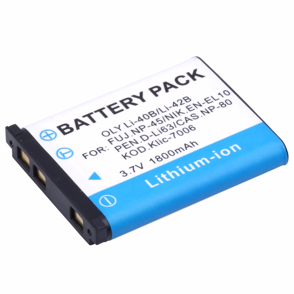 Li-40B Li 40B Li-42B Li 42B Battery + LCD USB Charger for Olympus for FUJIFILM Fuji NP-45 NP 45 NP45 NP 45A 45B 45S EN-EL10