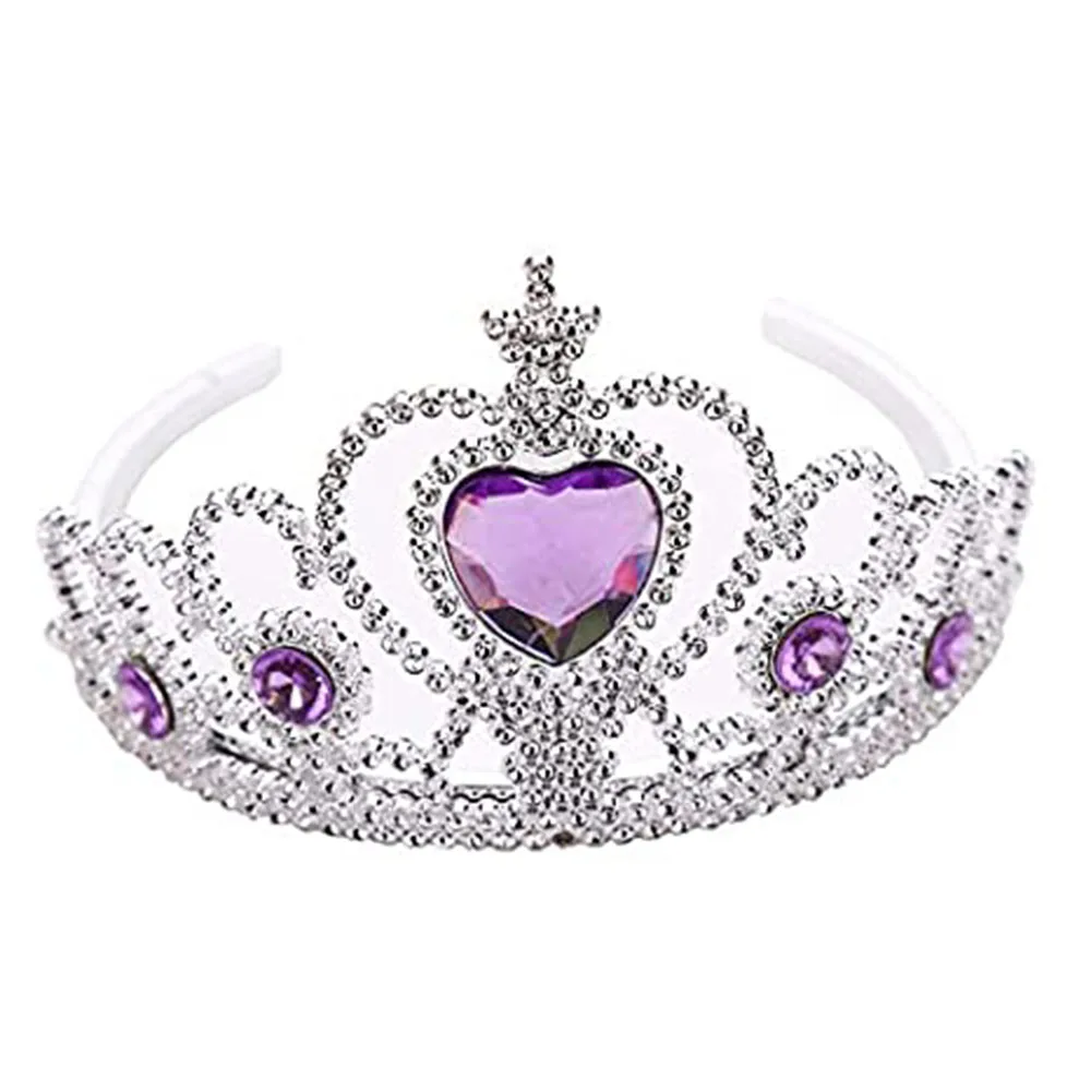Princess Accessories Elsa Dress Up Set for Toddler Girls Elsa Crown Costume for Kids Party Wedding, Formal Pageant Birthday