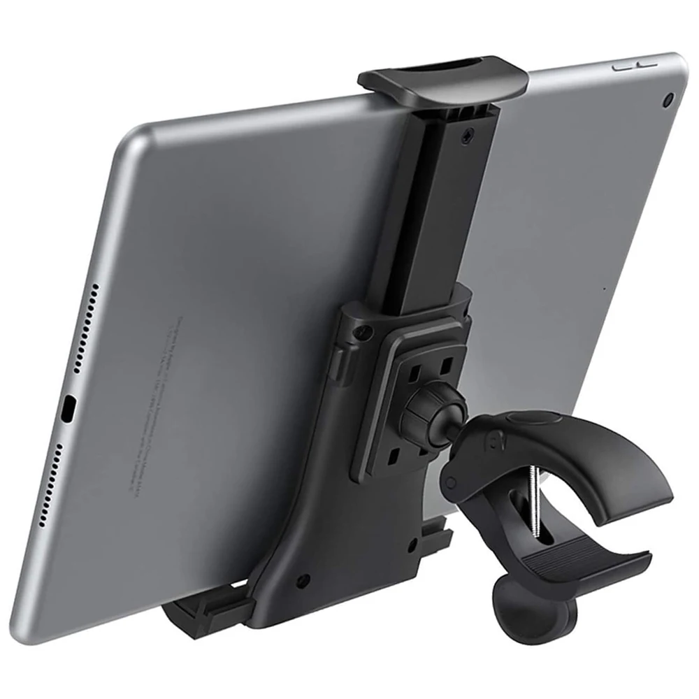 Untoom Bike Tablet Holder Indoor Gym Treadmill Handlebar Bracket Stand for Tablet Mobile Phone Support For 4-12inch Devices iPad