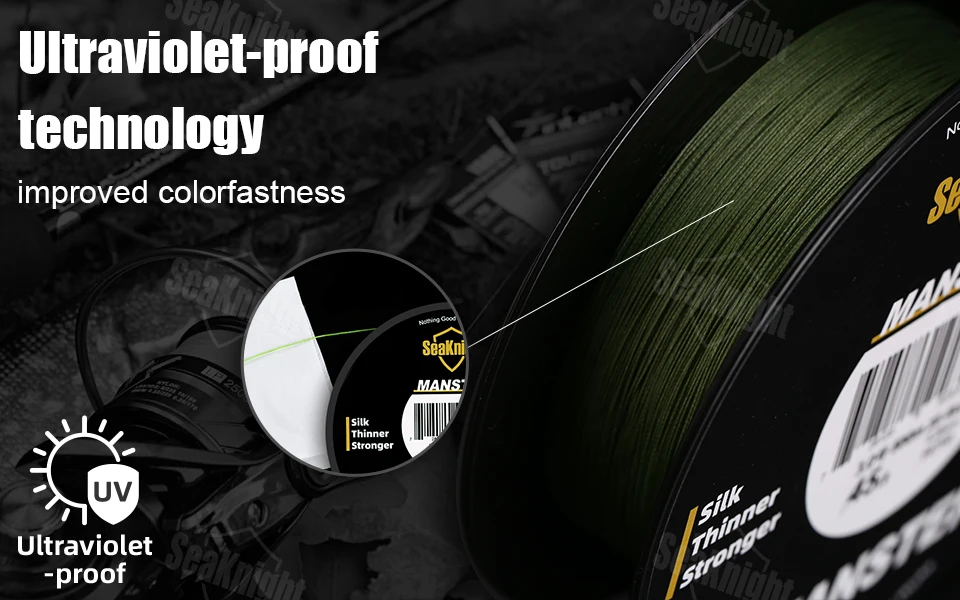 SeaKnight NEW MONSTER/MANSTER W8 II 150M 300M 500M 8 Strands Casting Braid Fishing Line 15LB-100LB Smooth Multifilament PE Lines