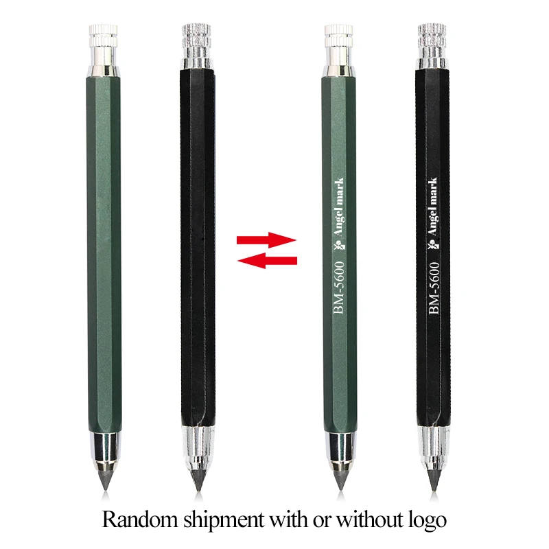 5.6mm Mechanical Automatic Pencils & Charcoal Graphite Pencil Lead Soft Medium Hard HB 2B 4B 6B 8B 14B Sketch Drawing Lead Core