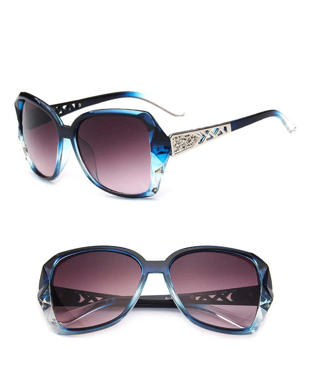 Fashion Square Sunglasses Women Luxury Brand Big Purple Sun Glasses Female Mirror Shades Ladies Oculos De Sol Feminino