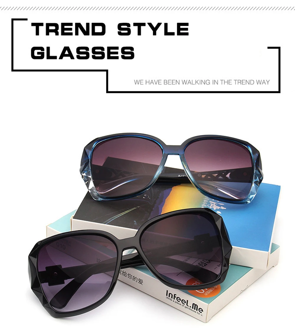 Fashion Square Sunglasses Women Luxury Brand Big Purple Sun Glasses Female Mirror Shades Ladies Oculos De Sol Feminino