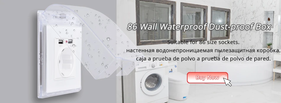 COSWALL EU Spain Russia Wall Socket Grounded USB Type A & Type-C Charge Port 2A Output Max. PC Panel Matte Black E20 Series