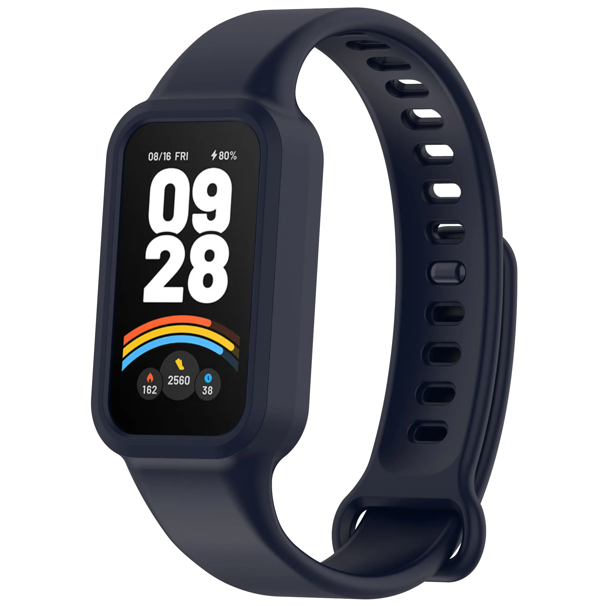 Sport Silicone straps+Case for Xiaomi Redmi watch 3 Accessories Rubber Bracelet pulseira correa for Xiaomi Mi band 9 active Band