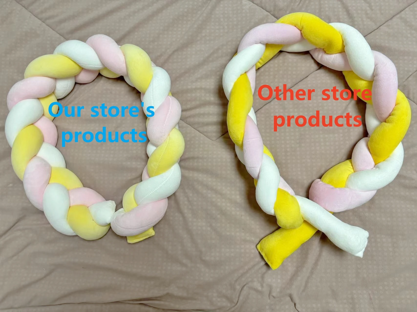 1M/2M/3M/4M Baby Bumper Bed Braid Knot Pillow Cushion for Infant Crib Protector Cot Room Decor Bedding Set Boy Decoration