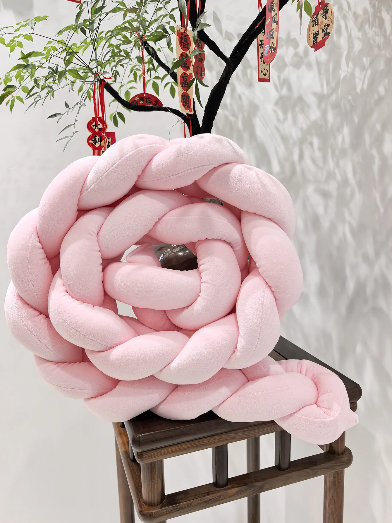 1M/2M/3M/4M Baby Bumper Bed Braid Knot Pillow Cushion for Infant Crib Protector Cot Room Decor Bedding Set Boy Decoration