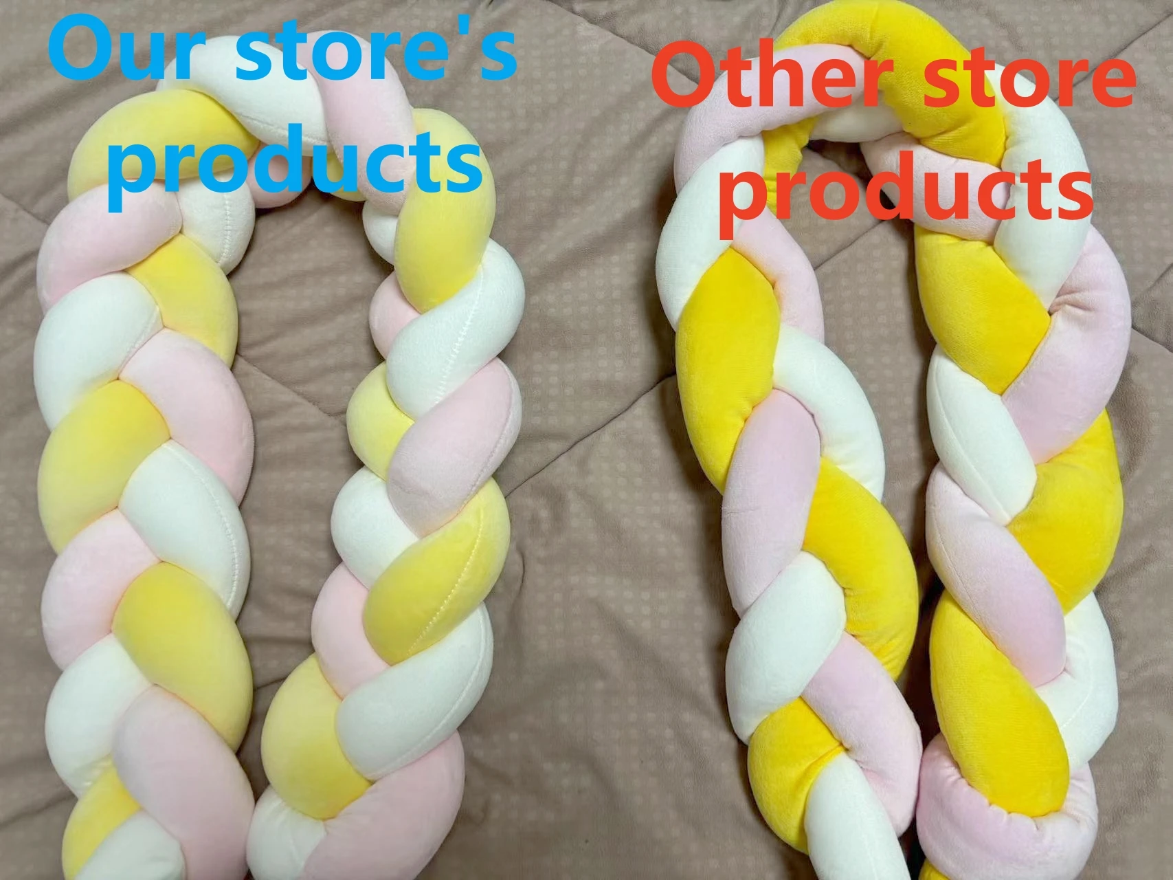 1M/2M/3M/4M Baby Bumper Bed Braid Knot Pillow Cushion for Infant Crib Protector Cot Room Decor Bedding Set Boy Decoration