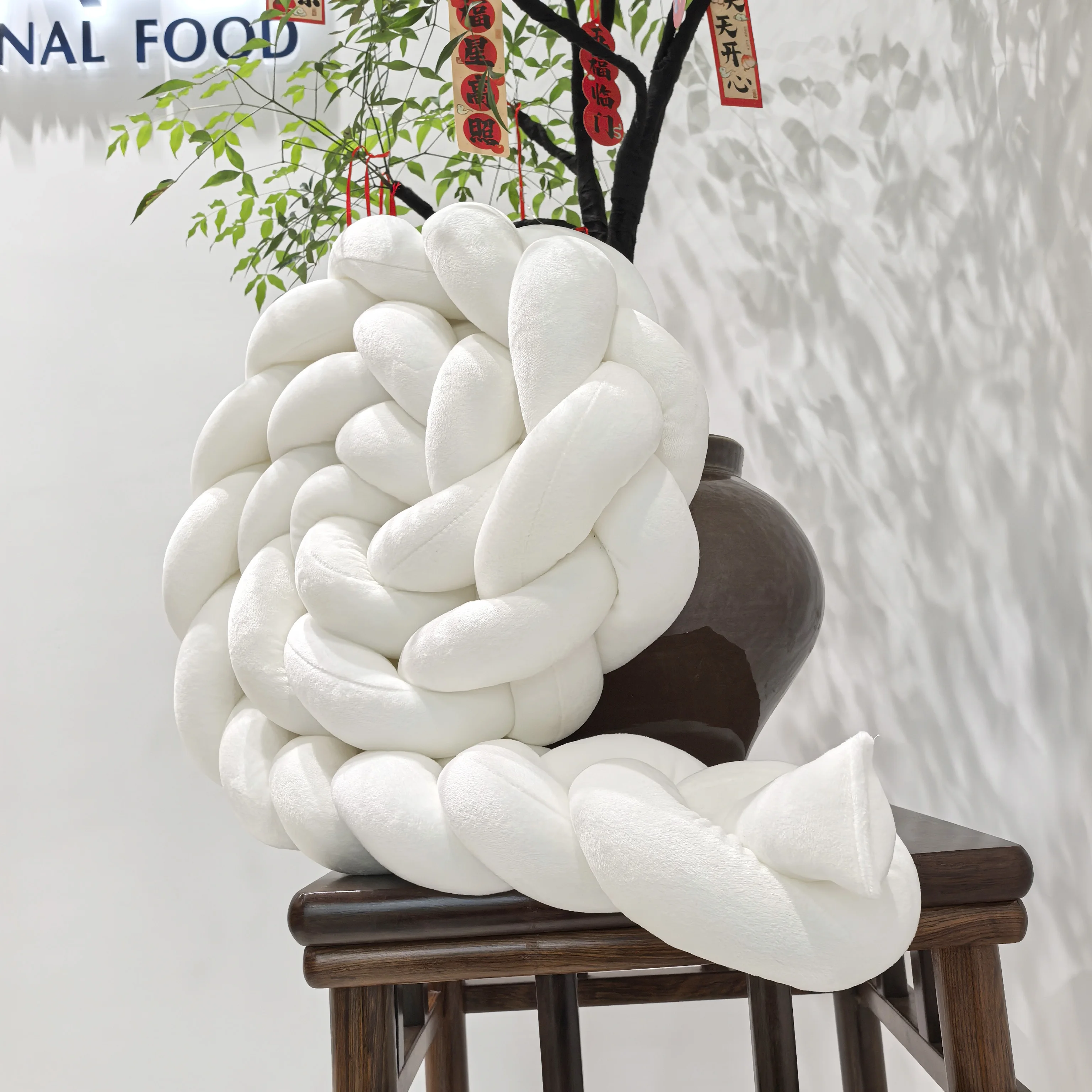 1M/2M/3M/4M Baby Bumper Bed Braid Knot Pillow Cushion for Infant Crib Protector Cot Room Decor Bedding Set Boy Decoration