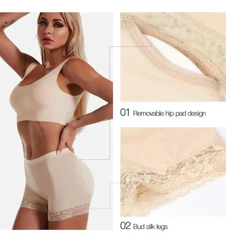 2025 Women Butt Lifter Panty Fake Buttock Body Shaper Padded Underwear Lady Lift Bum High Waist Tummy Control Hip Panties