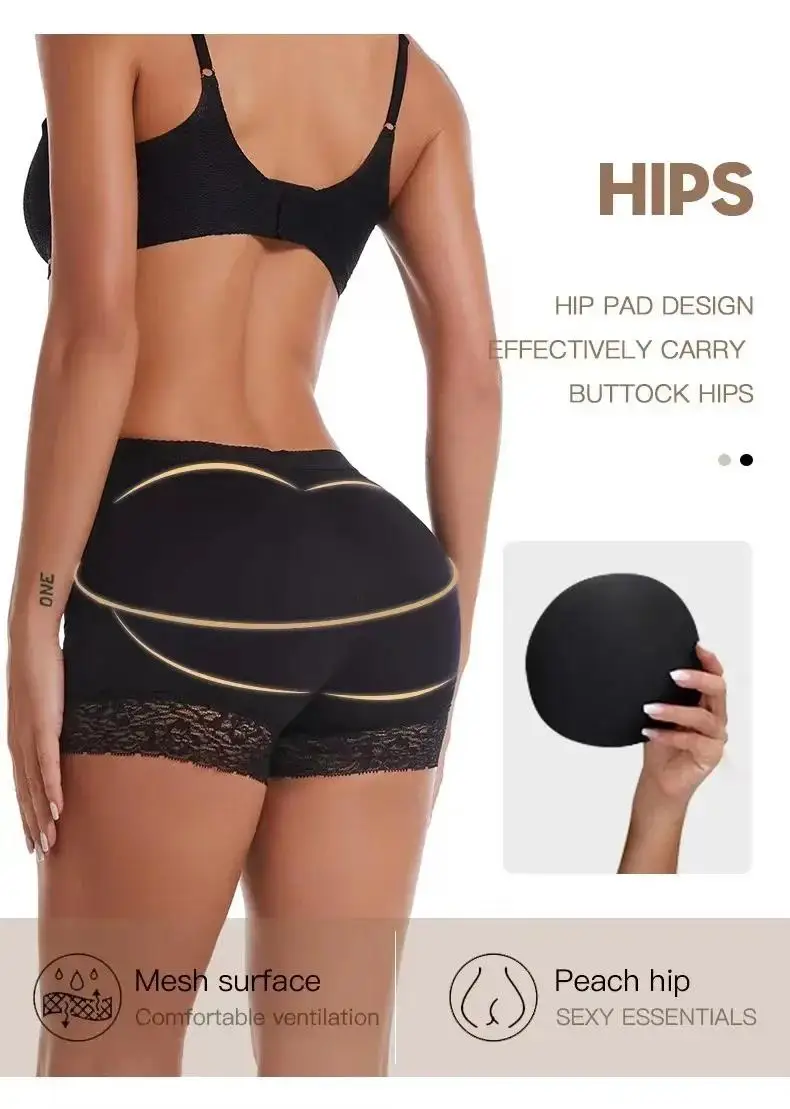 2025 Women Butt Lifter Panty Fake Buttock Body Shaper Padded Underwear Lady Lift Bum High Waist Tummy Control Hip Panties