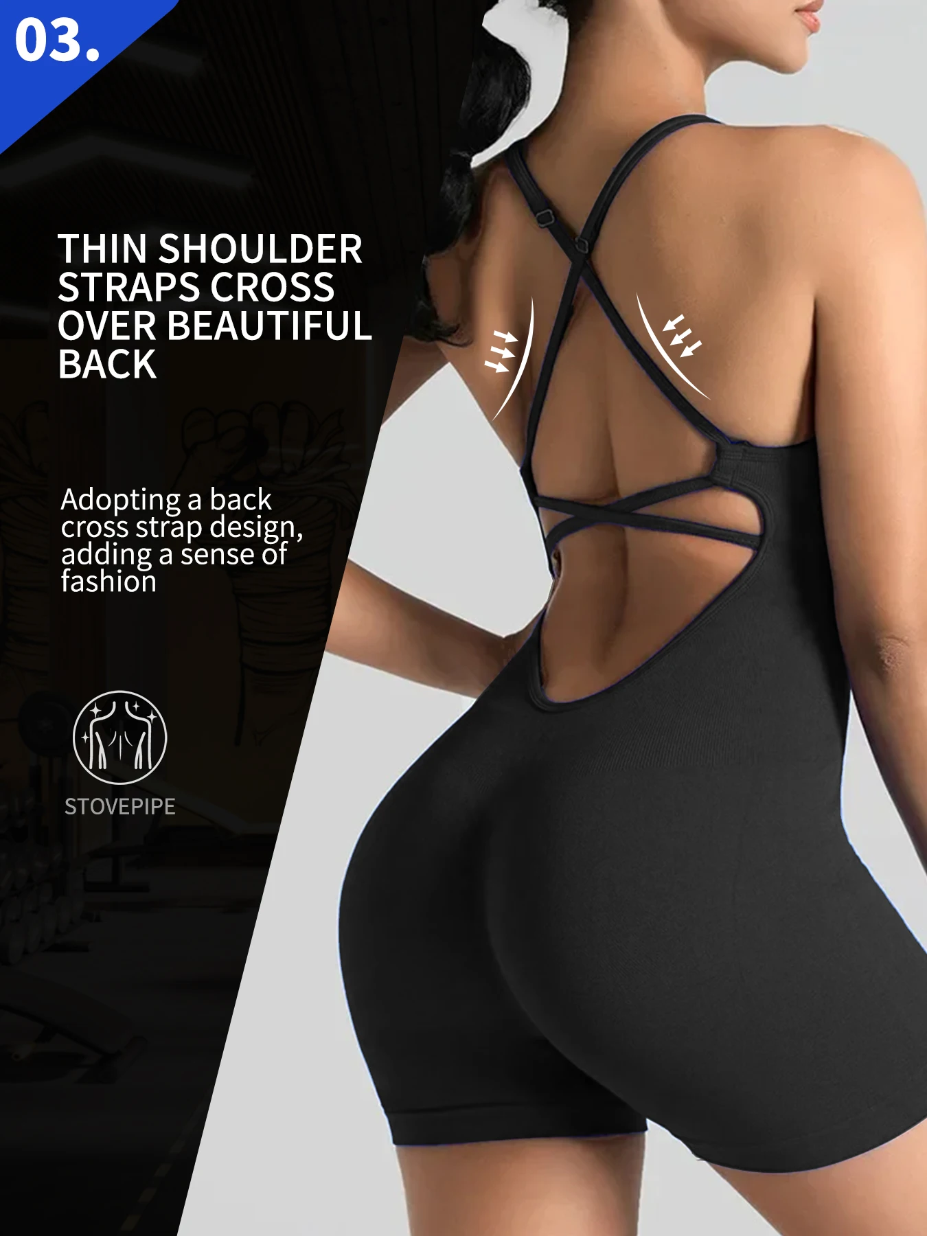 One-Piece Yoga Jumpsuit Skinny Short Sportswear Woman Gym Clothing Workout Clothes Fitness Stretch Bodysuit For Women Tracksuit