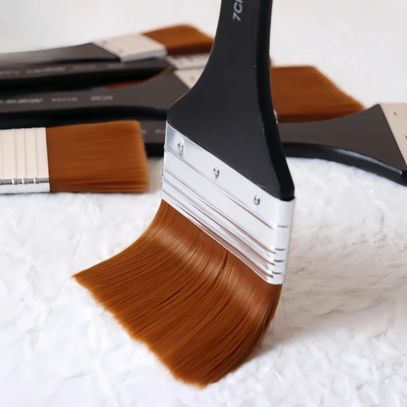 Nylon Plate Brush, Hand-Painted Wall Painting Brush, Acrylic Oil Painting Brush, Gouache Brush, Professional Pigment Brush