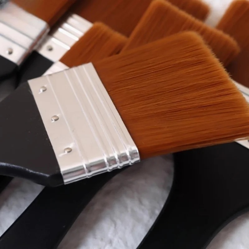 Nylon Plate Brush, Hand-Painted Wall Painting Brush, Acrylic Oil Painting Brush, Gouache Brush, Professional Pigment Brush