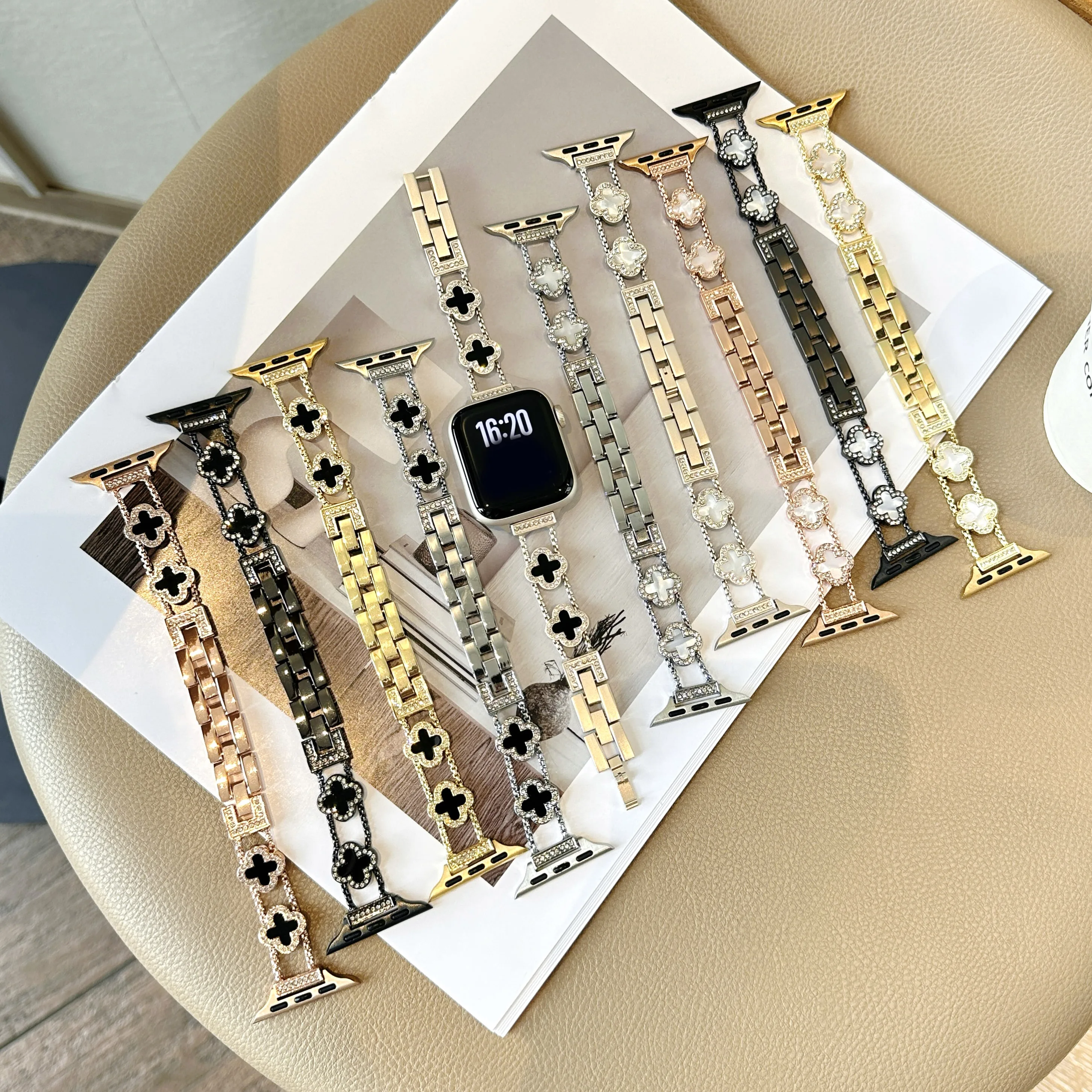High quality Stainless steel bracelet link For Apple Watch band Series 11/8/7/6/10 40mm 41mm 38mm 42mm 44mm 45mm 46mm Strap