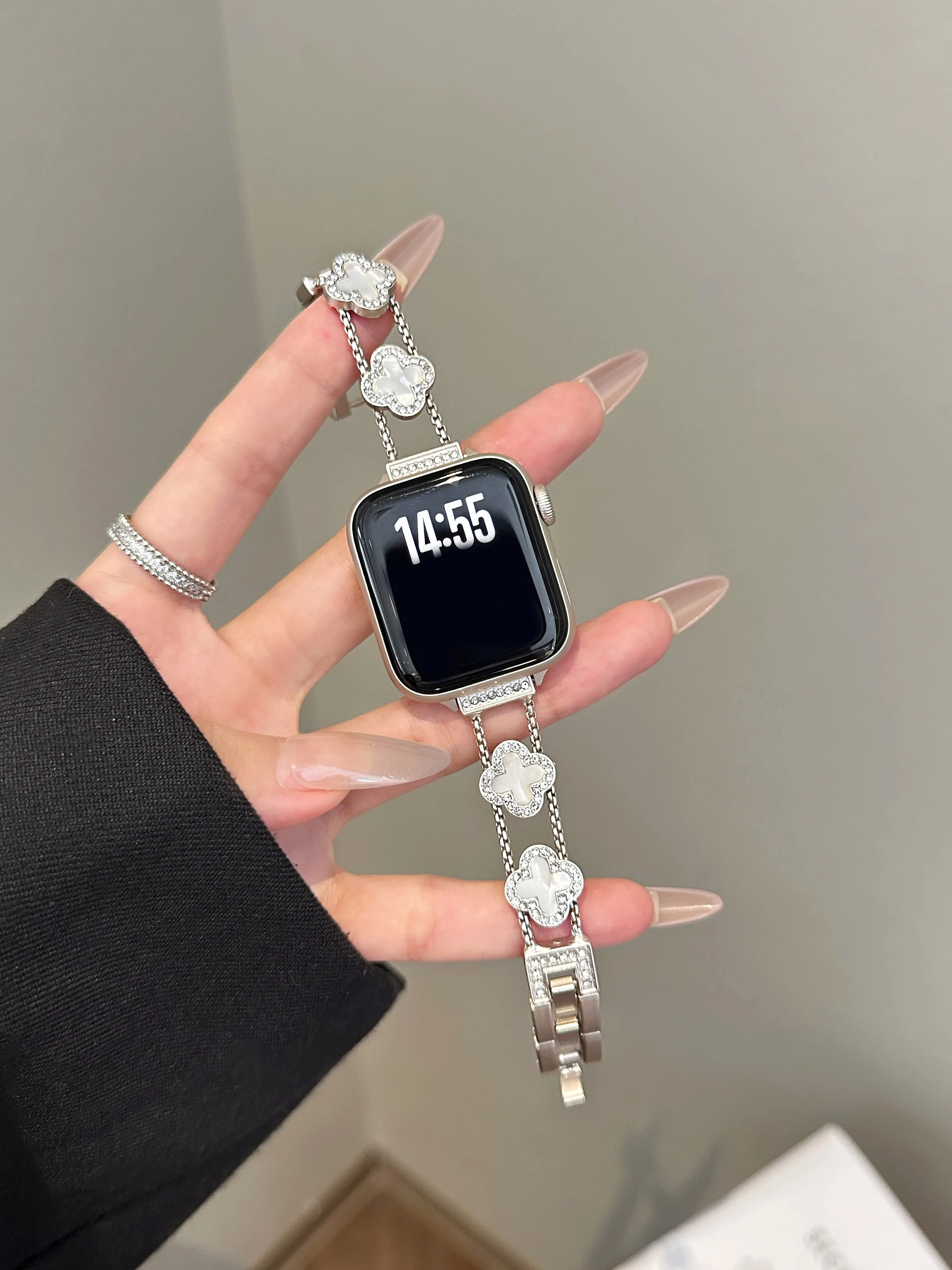 High quality Stainless steel bracelet link For Apple Watch band Series 11/8/7/6/10 40mm 41mm 38mm 42mm 44mm 45mm 46mm Strap