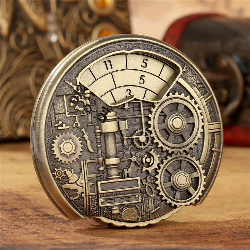Steampunk Gear Shape Metal Dice 7-in-1 Roulette for Table Board Game Role Play Gaming Accessory Rotating Wheel Wedding Gift Set