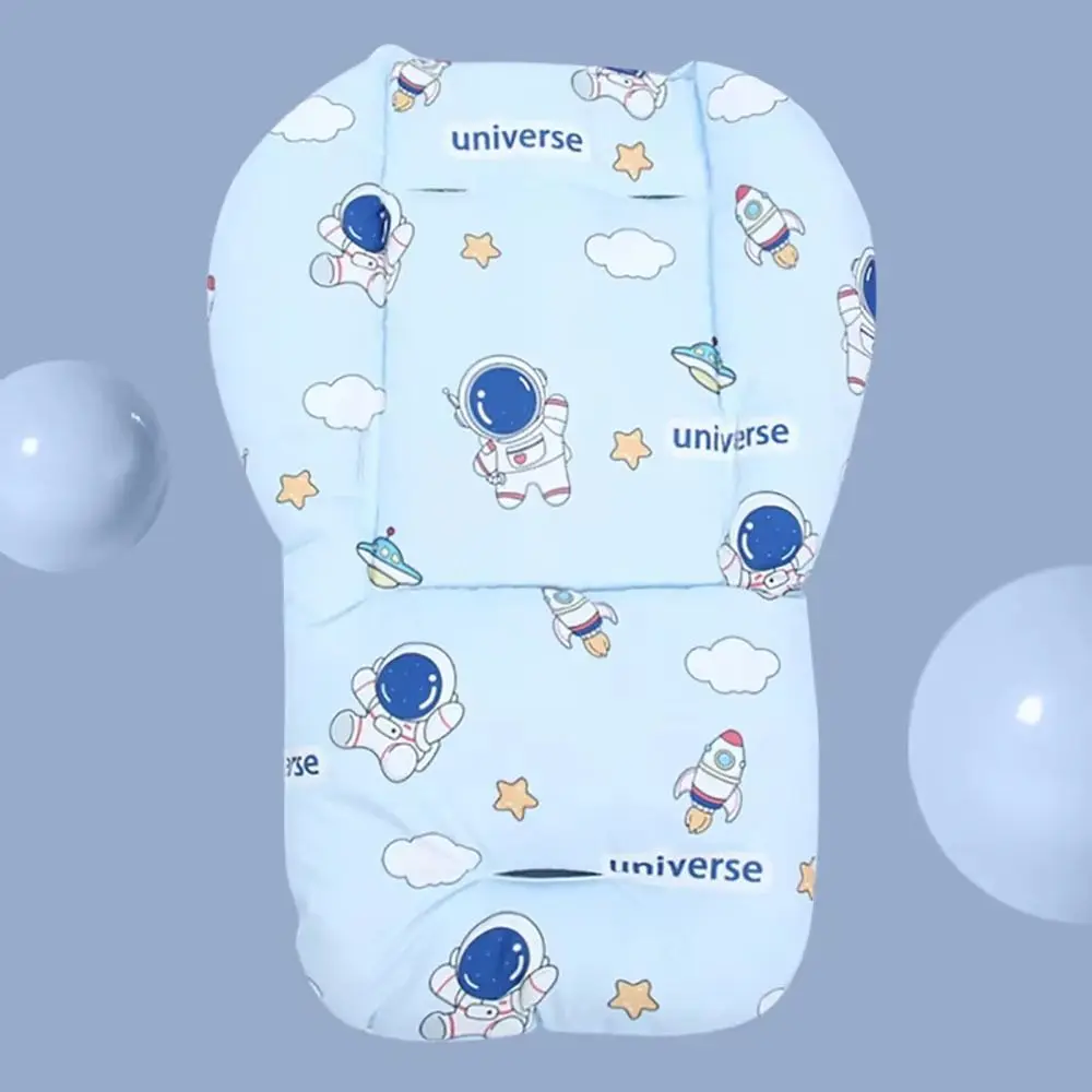Baby Stroller Seat Cushion Pattern Stroller Accessories Cotton Seat Pad for All Seasons Carriages Pram Buggy Car General Mat