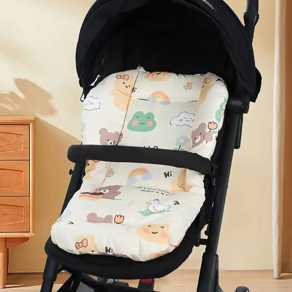 Baby Stroller Seat Cushion Pattern Stroller Accessories Cotton Seat Pad for All Seasons Carriages Pram Buggy Car General Mat